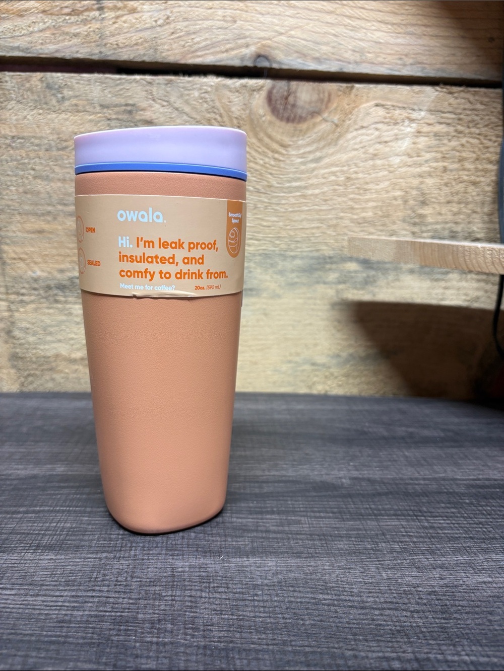 Owala SmoothSip Slider - 20 oz - Tangy Tango